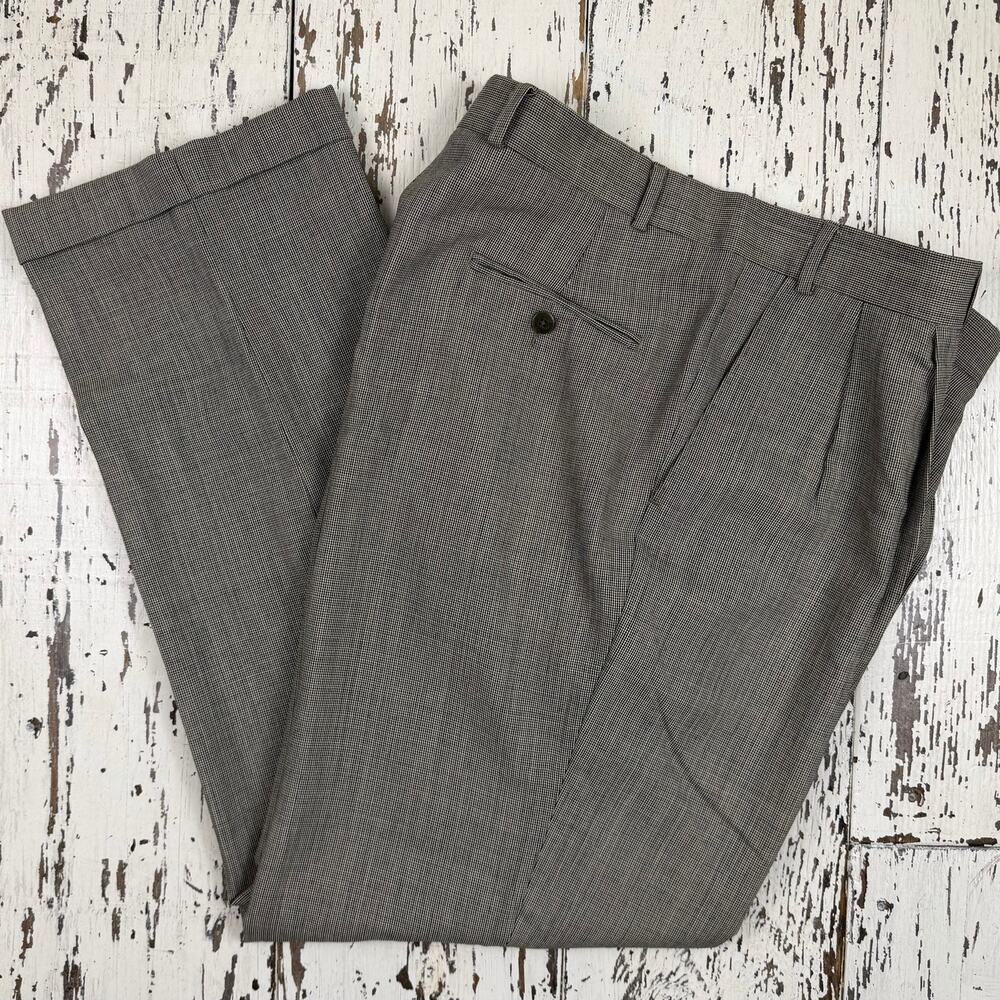 Lauren Ralph Lauren Wool dress pants men’s 38x34 pleated, cuffed leg